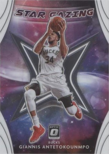 2020-21 Donruss Optic Giannis Antetokounmpo Silver Wave