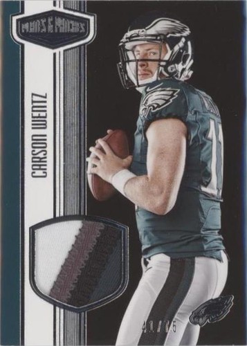 2016 Panini Plates & Patches Carson Wentz #RM-CW