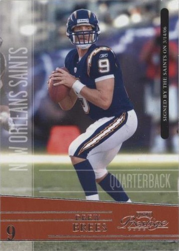 2006 Playoff Prestige Drew Brees #123