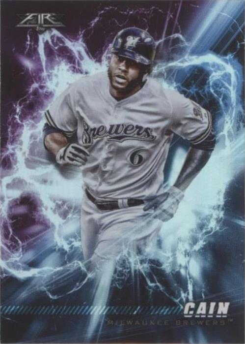 2018 Topps Fire - Lorenzo Cain #SD-14