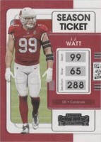 2021 Panini Contenders J.J. Watt #3