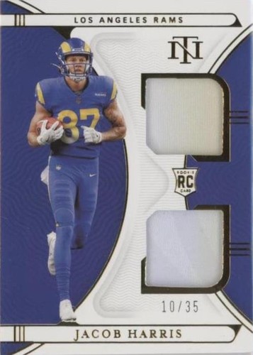 2021 Panini National Treasures Jacob Harris #RDM-38