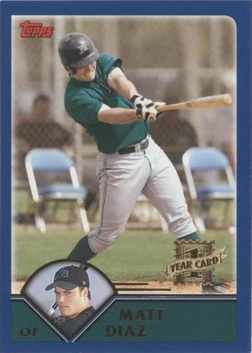 2003 Topps Traded & Rookies - Matt Diaz #T170