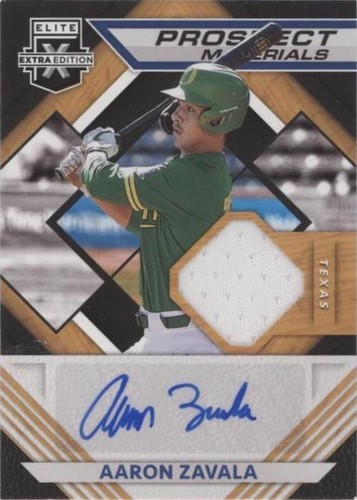 2021 Panini Elite Extra Edition - Aaron Zavala #PMS-AZ