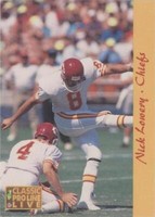 1993 Classic Pro Line Live Nick Lowery #118