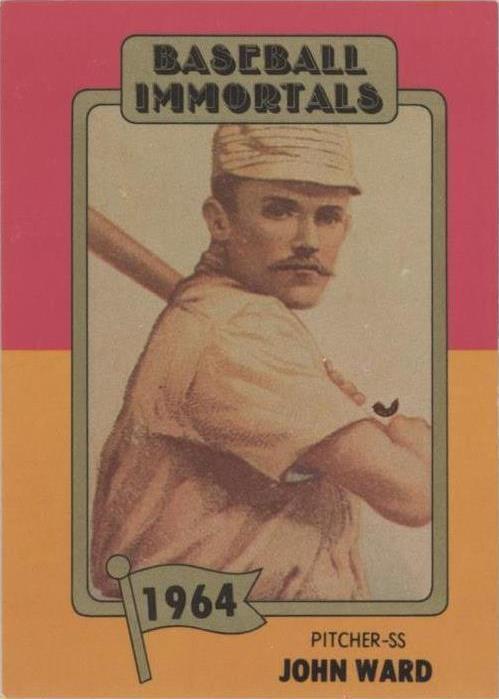 1980-84 SSPC Baseball Immortals 1st Printing - John Ward #101