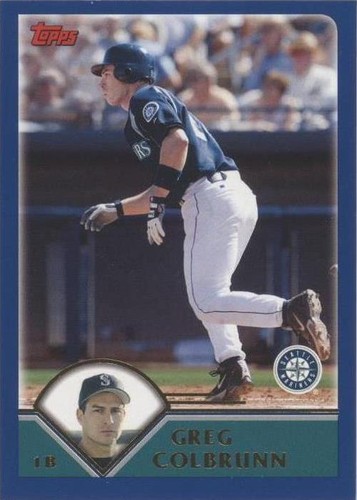 2003 Topps Traded & Rookies - Greg Colbrunn #T77