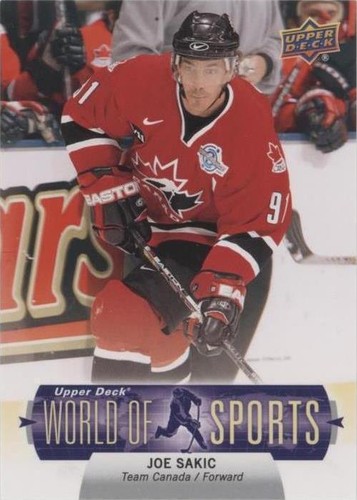 2011 Upper Deck World of Sports - Joe Sakic #146
