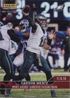 2016-17 Panini Instant NFL Carson Wentz #182