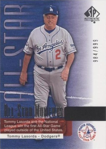 2004 SP Authentic - Tommy Lasorda #156