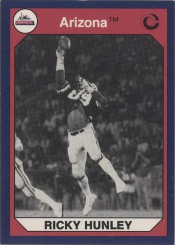 1990 Collegiate Collection University of Arizona Ricky Hunley #7