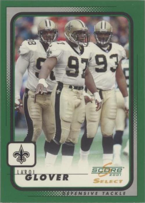 2001 Score Select La'Roi Glover #129