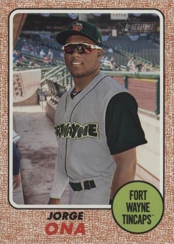 2017 Topps Heritage Minor League Edition - Jorge Ona #127