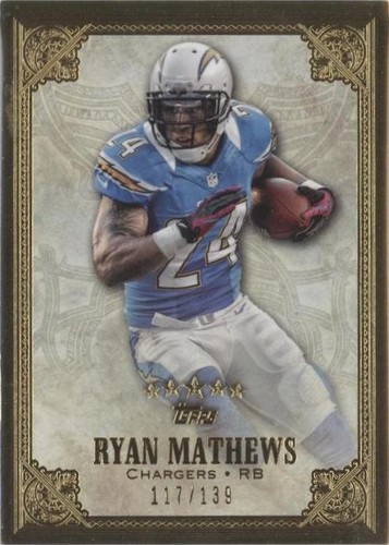 2012 Topps Five Star Ryan Mathews #124