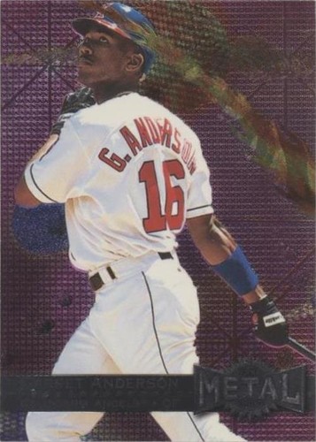 1996 Fleer Metal Universe - Garret Anderson #23