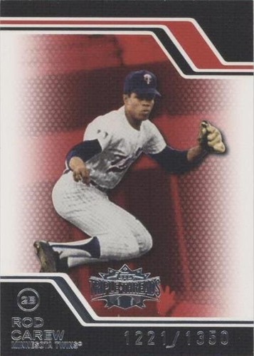 2008 Topps Triple Threads - Rod Carew #66
