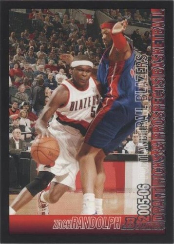 2005-06 Bowman Draft Picks & Prospects - Zach Randolph #68