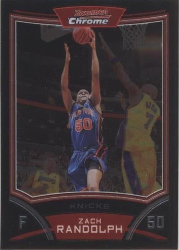 2008-09 Bowman Draft Picks & Stars - Zach Randolph #79