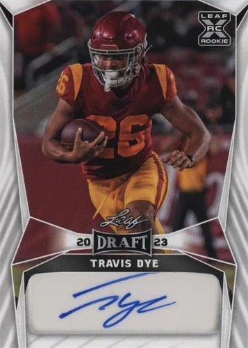 2023 Leaf Draft Travis Dye #BA-TD2