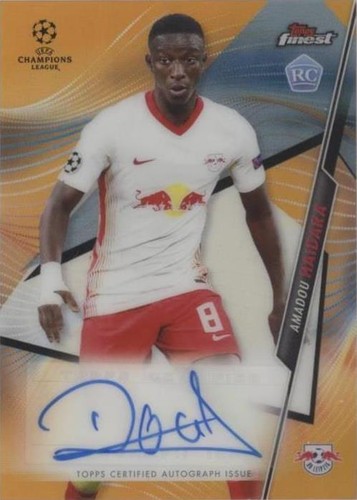 2020-21 Topps Finest UCL Amadou Haidara #FA-HA