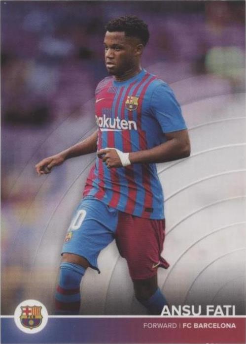 2021-22 Topps FC Barcelona Team Set Ansu Fati #16