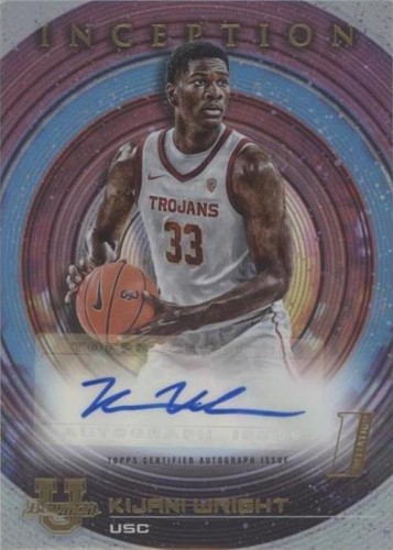 2022-23 Bowman Inception University - Kijani Wright #BIA-KWT