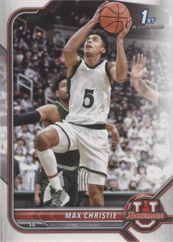 2021-22 Bowman University - Max Christie #23