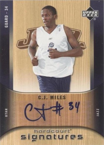 2005-06 Upper Deck Hardcourt - C.J. Miles #HS-CJ