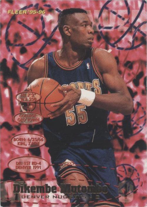 Fleer 1995-96 - Dikembe Mutombo #44