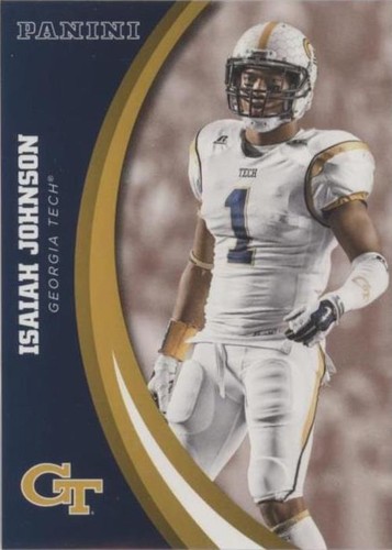 2016 Panini Georgia Tech Yellow Jackets Isaiah Johnson #39