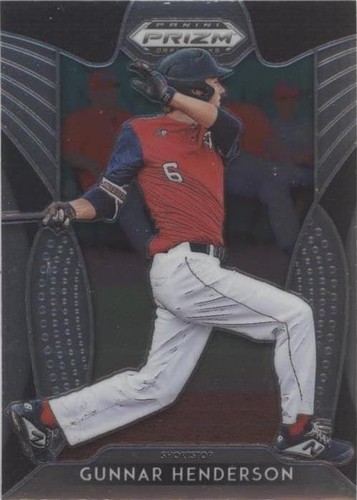 Gunnar Henderson 2024 Panini Select Signatures Blue Prizm Auto /49