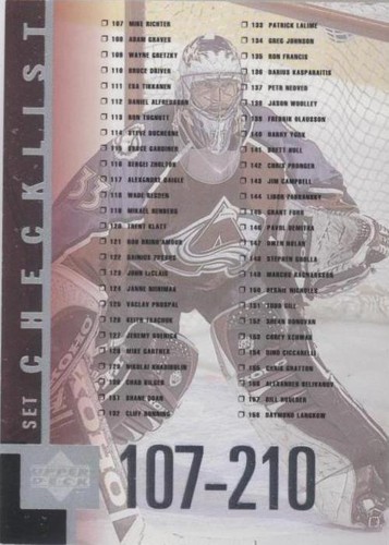 1997-98 Upper Deck - Patrick Roy #210