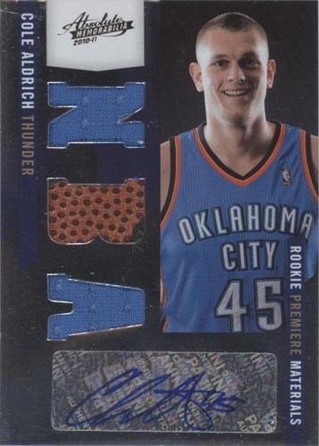 2010-11 Absolute Memorabilia - Cole Aldrich #161