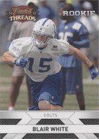 2010 Panini Threads Blair White #208