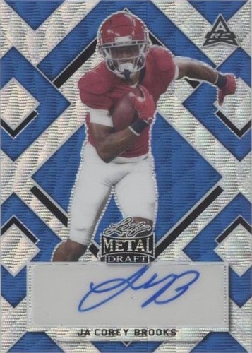 2022 Leaf Metal Draft Ja'corey Brooks #BA-JCB