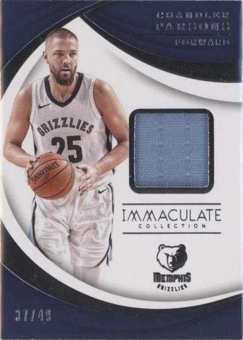 2017-18 Panini Immaculate Collection - Chandler Parsons #SW-CPN