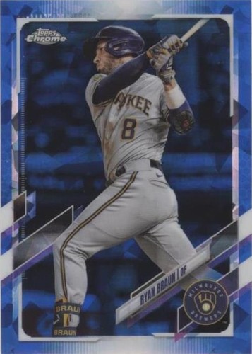 2021 Topps Chrome Sapphire Edition - Ryan Braun #497
