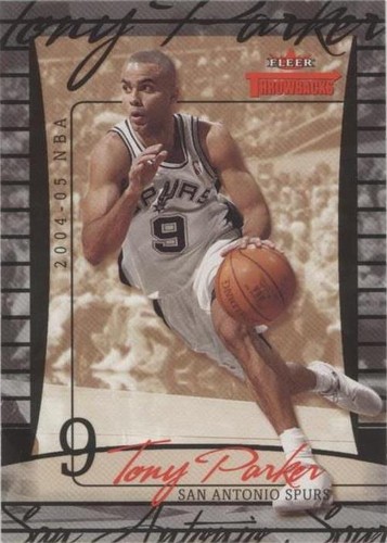 2004-05 Fleer Throwbacks - Tony Parker #56