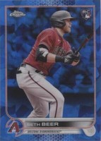 2022 Topps Chrome Sapphire Edition - Seth Beer #345