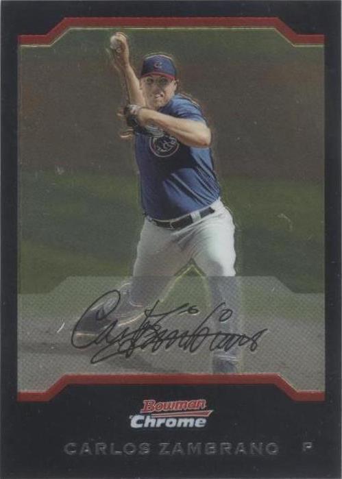 Bowman Chrome 2004 - Carlos Zambrano #5