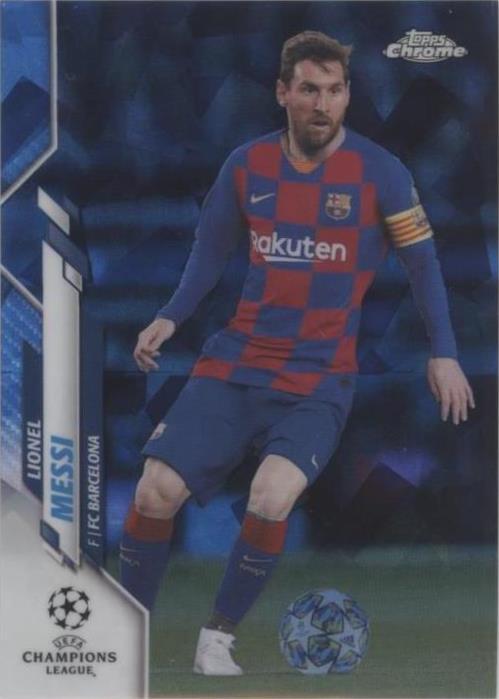 2019-20 Topps Chrome UCL Sapphire Edition Lionel Messi #1