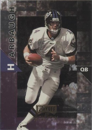 1998 Playoff Momentum SSD Jim Harbaugh #15