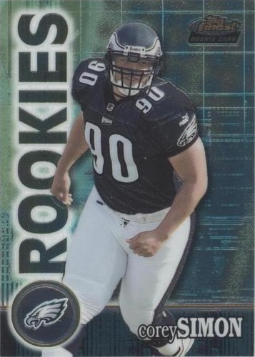 2000 Topps Finest Corey Simon #155