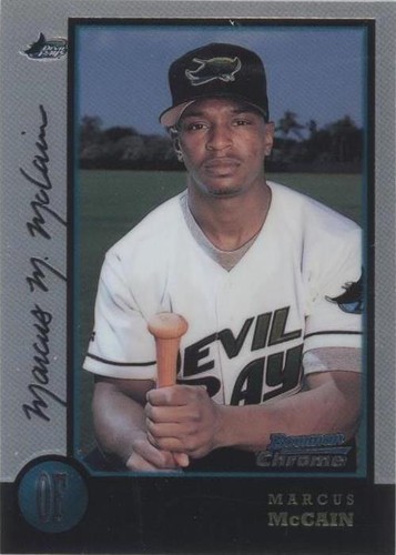 Lot (2) 1997 Best #22 Marcus McCain St. Petersburg Devil Rays