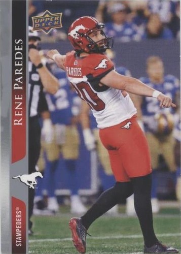 2021 Upper Deck CFL Rene Paredes #116
