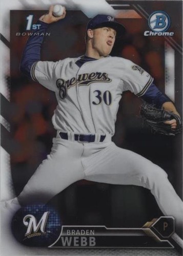 2016 Bowman Draft - Braden Webb #BDC-82
