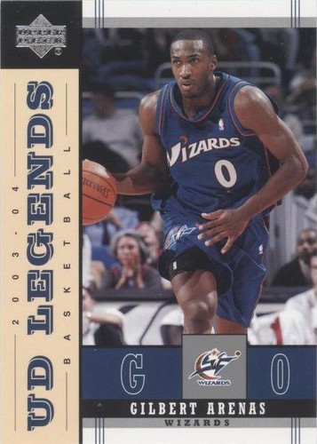 2003-04 Upper Deck UD Legends - Gilbert Arenas #88