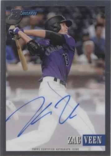 当店の記念日 REFRACTOR ATOMIC Chrome Bowman 2021 Veen Zac SIGNED *IP AUTO その他