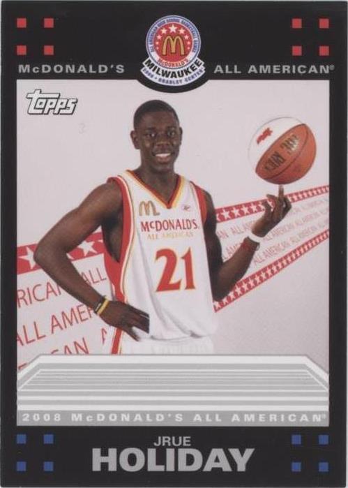 Juego All-American Topps McDonald's 2008 - Jrue Holiday #JH