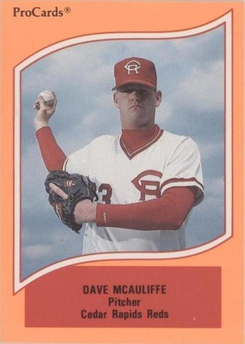 1990 ProCards A & AA Minor League Stars - Dave Mcauliffe #123